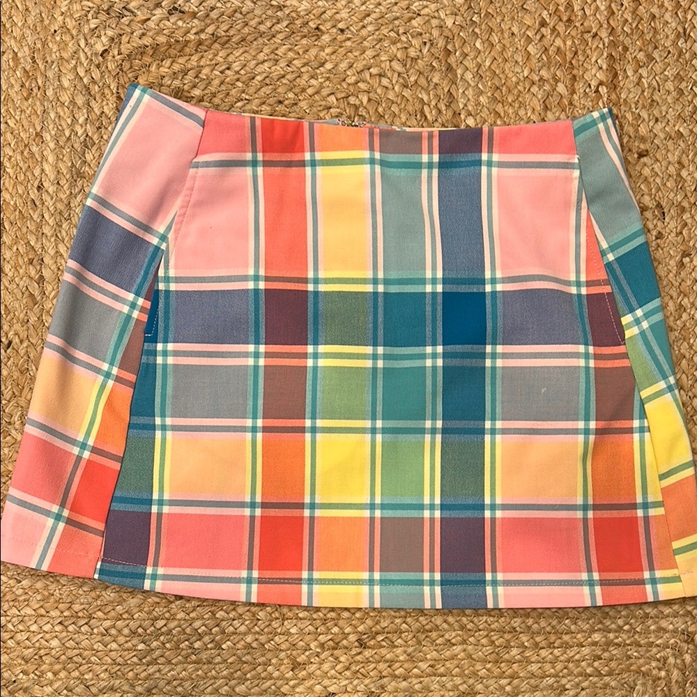 Colorful Plaid Women's Skirt